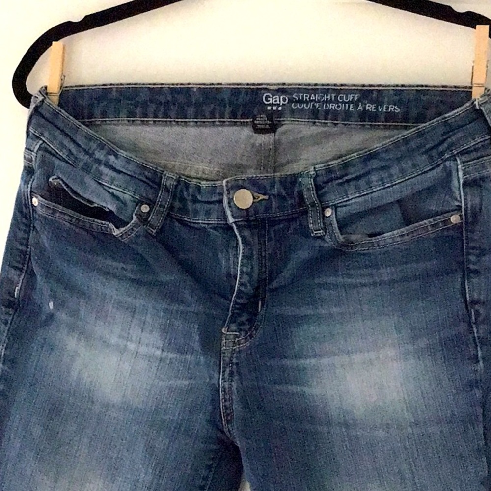 Gap straight cuff jeans